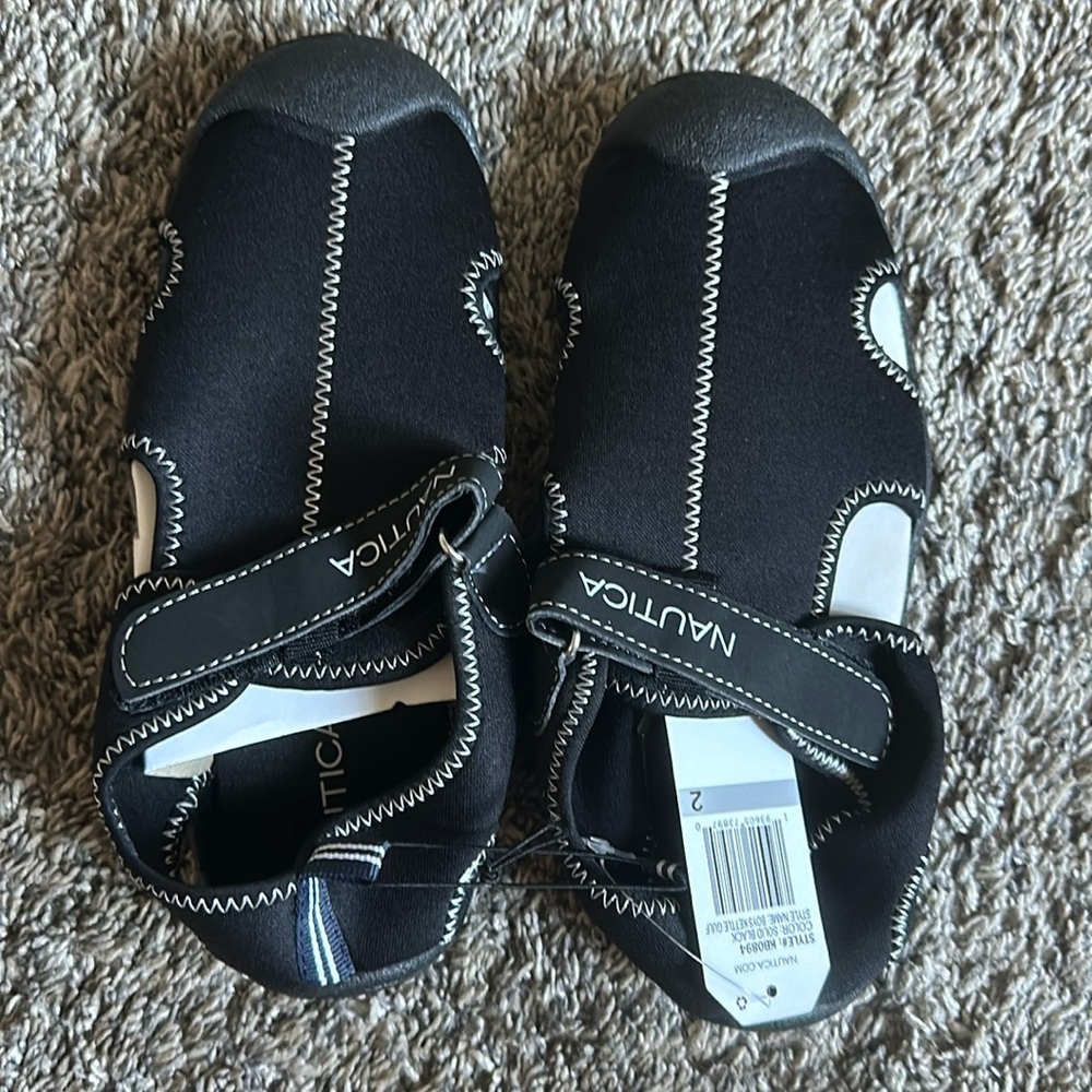 BRAND NEW- Boys size 2 Nautica swim shoes
